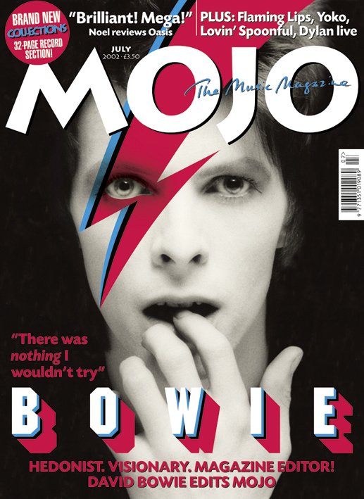 David Bowie Mojo Luglio 2002
