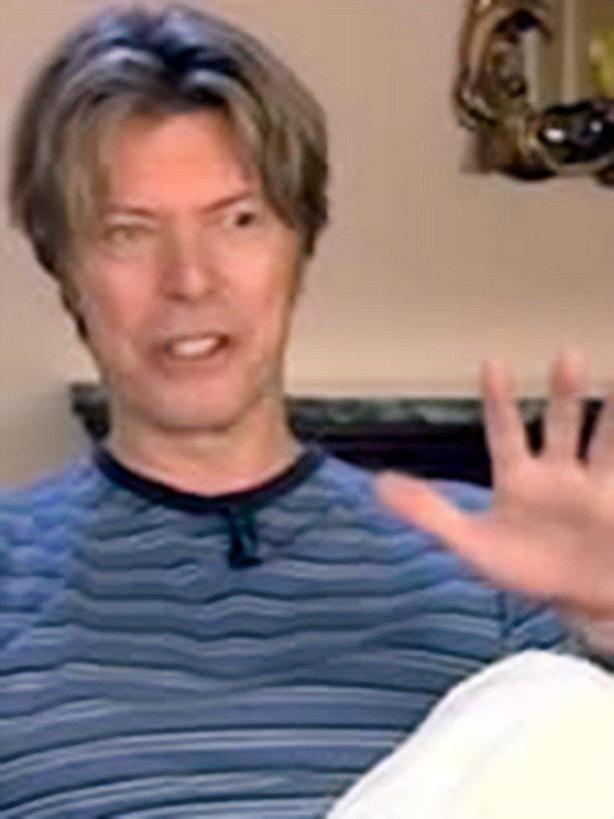 David Bowie MTV Intervista 2002 2