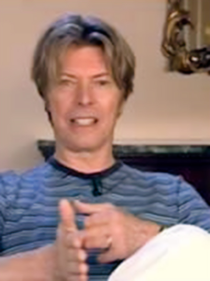 David Bowie MTV Intervista 2002 4