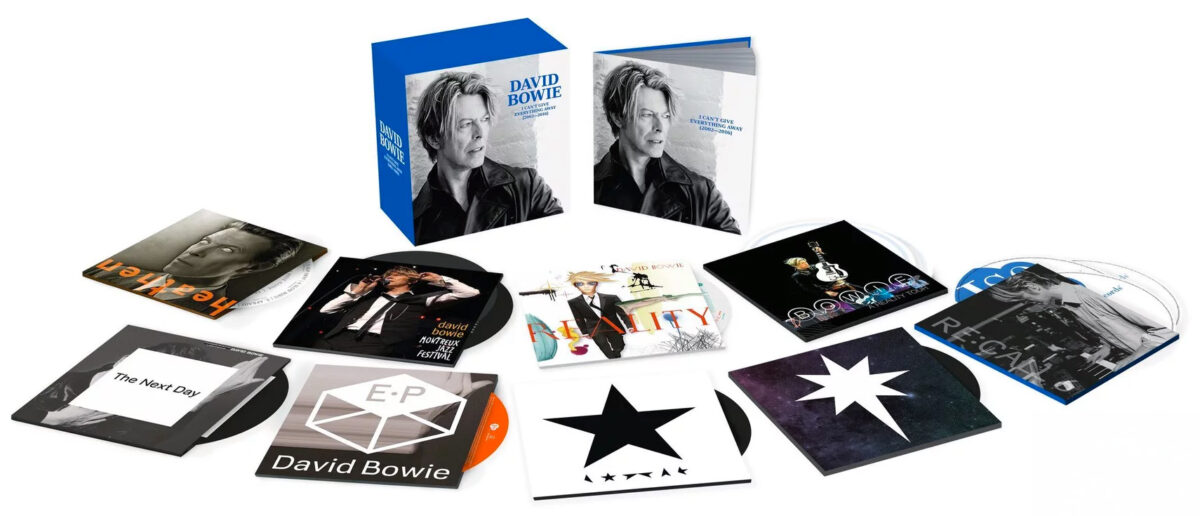 I Can't Give Everything Away (2002-2016): quando l'addio diventa Arte (ma anche business) 3 I Can't Give Everything Away Box Bowie Cofanetto