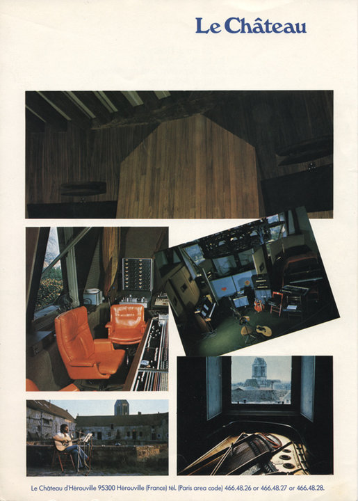 Low festeggia 50 anni al Castello d'Hérouville in un evento unico 14 Low 50 Herouville brochure studio 1977 pag2