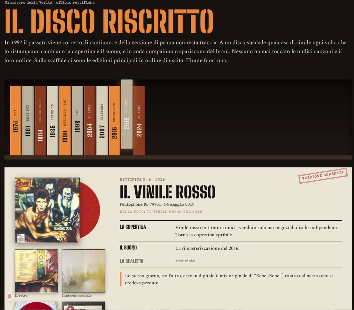 Diamond Dogs, ululati dal futuro: lo speciale che vi porta dentro Hunger City 4 Screenshot 2026 10 06 alle 00.37.53