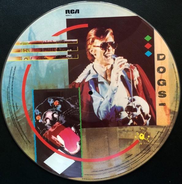 Diamond Dogs: ululati dal futuro 112 Diamond Dogs, picture disc del 1984: il disco, lato B