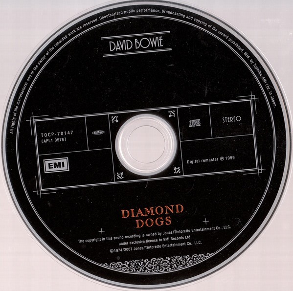 Diamond Dogs: ululati dal futuro 134 Diamond Dogs, mini LP giapponese del 2007: il disco